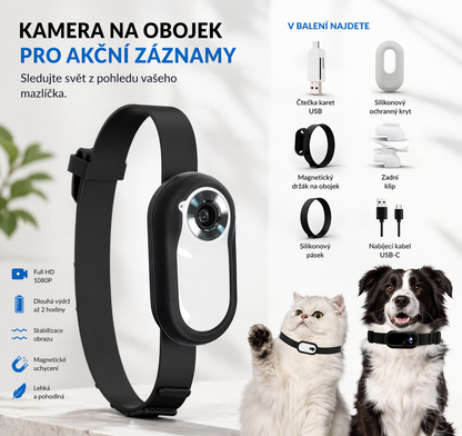 Tlapu™ PetCam: Kamera pro psy a kočky